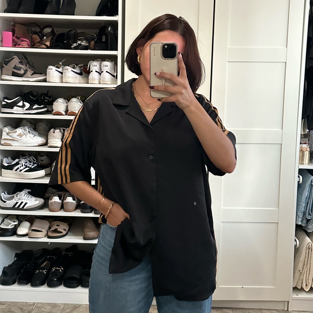 Adidas x Ivy Park Satin Shirt Oversized